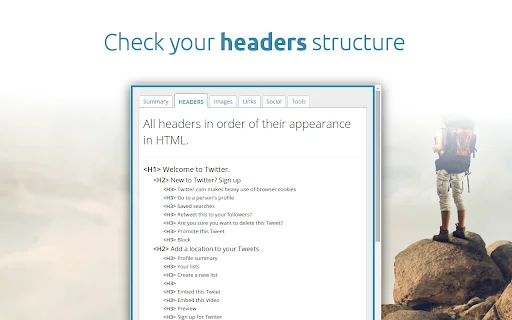 SEO META in 1 CLICK: Pinakamahusay na SEO Tool para sa Chrome - Screenshot 2