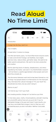 I-download ang TTS Reader Pro – Text to Speech na Walang Limitasyon - Screenshot 2