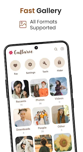 I-download ang Gallaree App – Pinakamahusay na Photo Gallery at Album - Screenshot 6