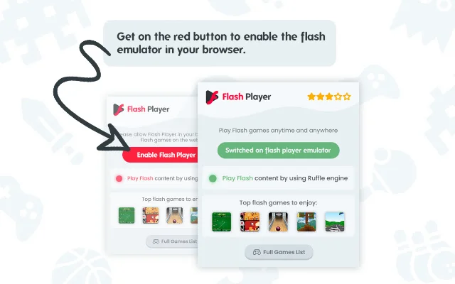 Flash Player para sa Chrome – Patakbuhin ang Flash Games nang Libre - Screenshot 4