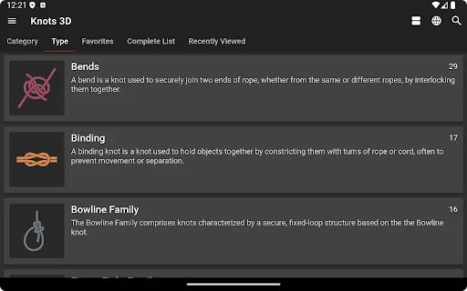 I-download ang Knots 3D – Matuto ng Higit sa 220 Knots sa 3D - Screenshot 18
