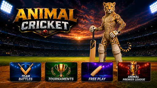 I-download ang Animal Cricket – Bumuo ng Iyong Animal Team Ngayon - Screenshot 7